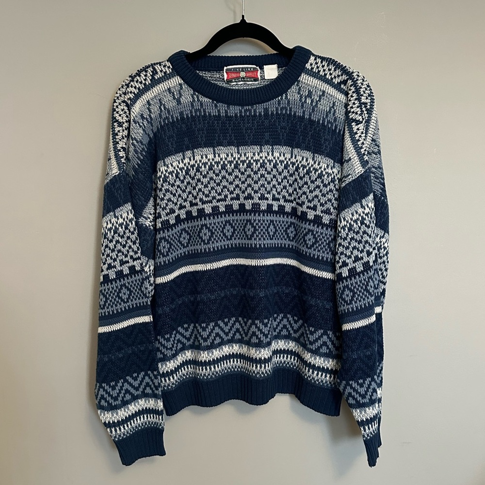 Men's vintage style Patterned Sweater